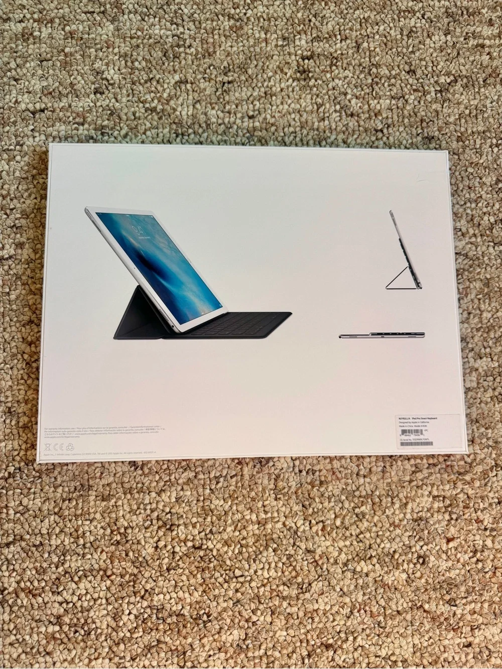 Apple iPad Pro Smart Keyboard Box- Black (Box only)